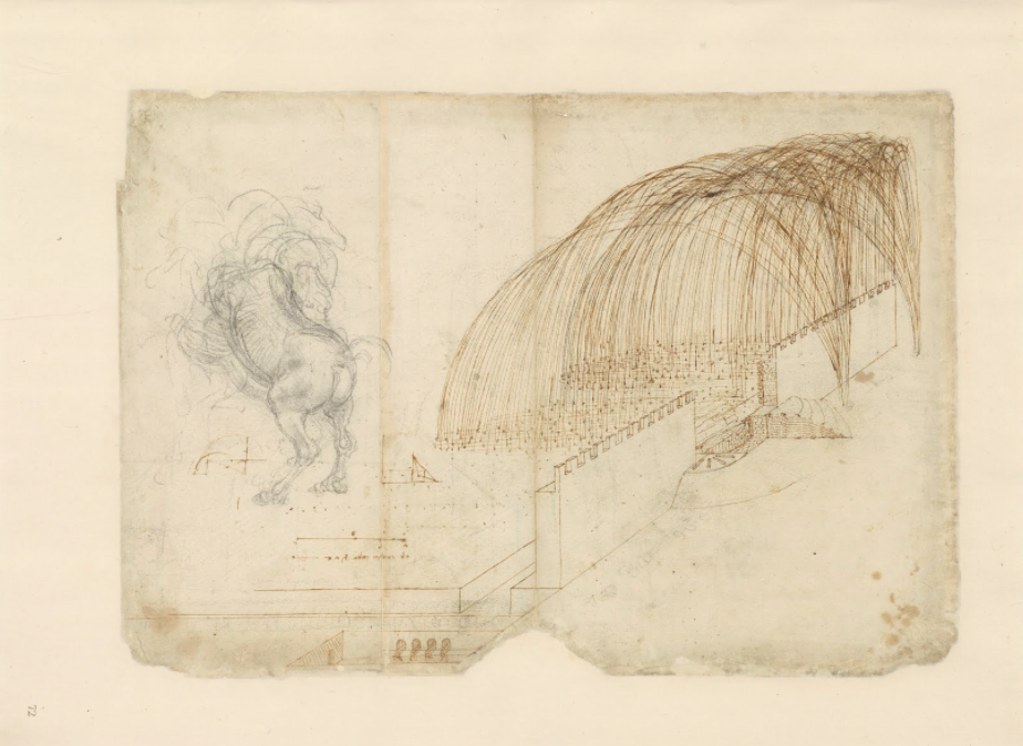 A Complete Digitization Of Leonardo Da Vinci S Codex Atlanticus The Largest Existing Collection Of His Drawings Writings Open Culture