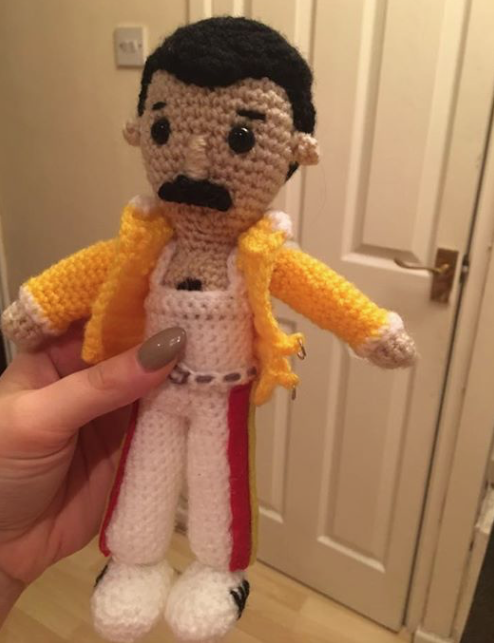 Freddie mercury deals crochet doll pattern