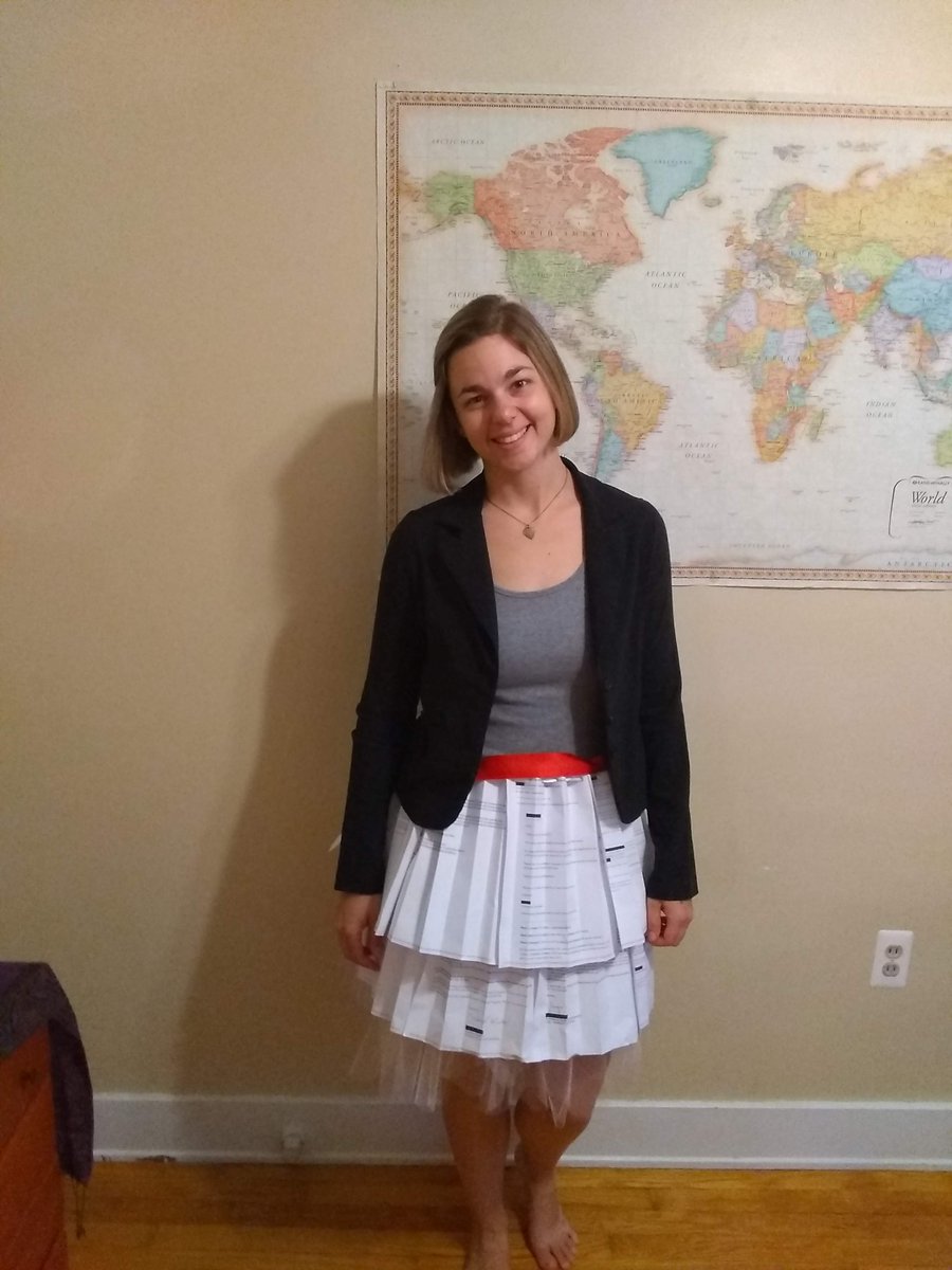 thesis defense outfit female skirt