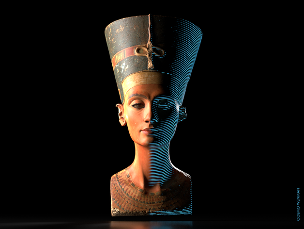 Download Stunning 3d Scans Of The Bust Of Nefertiti Now Released By Berlin S Neues Museum