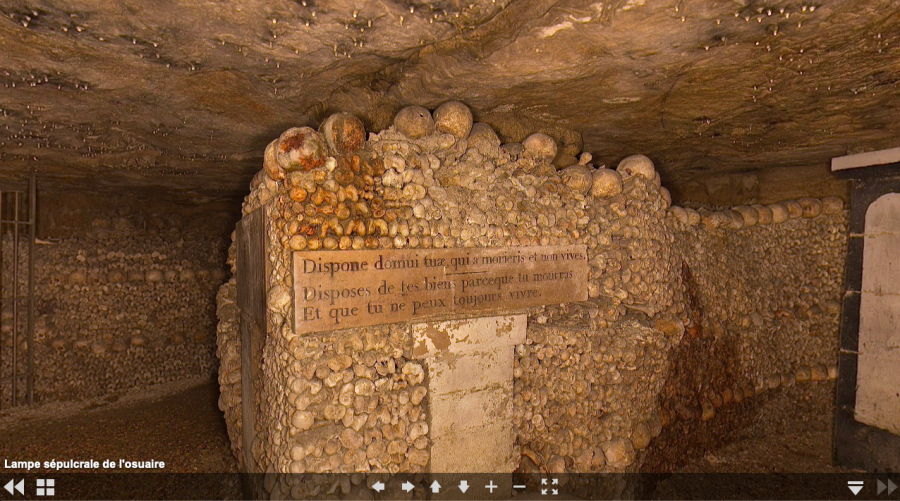 paris catacombs 3d tour