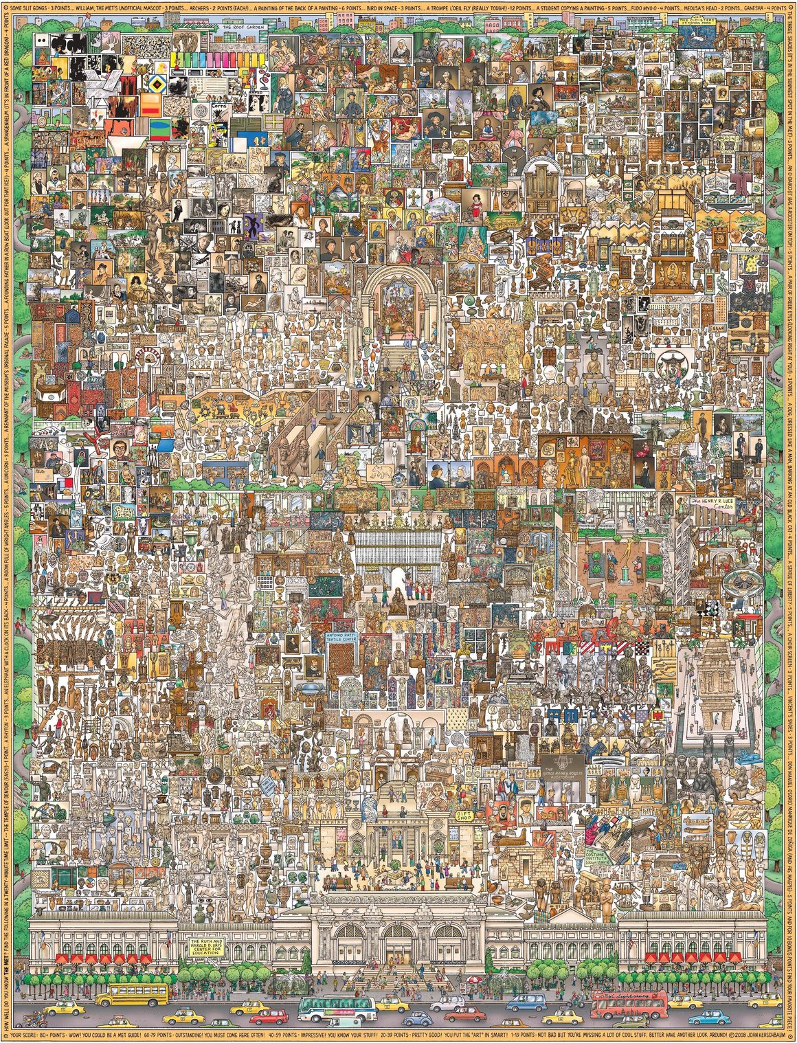 Lose hours exploring this richly detailed, hand-drawn map of the Met’s ...