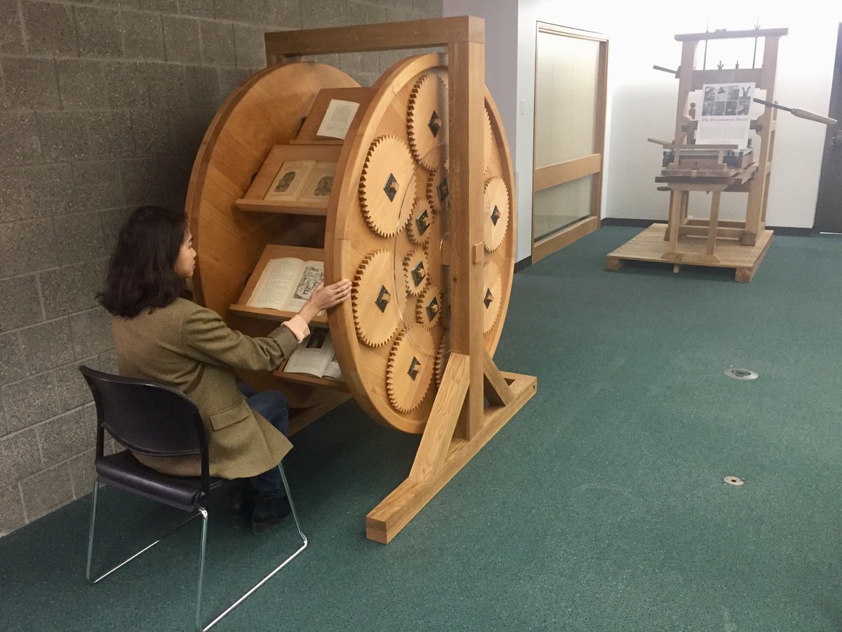 16th Century Bookwheels, the E-Readers of the Renaissance, Get Brought