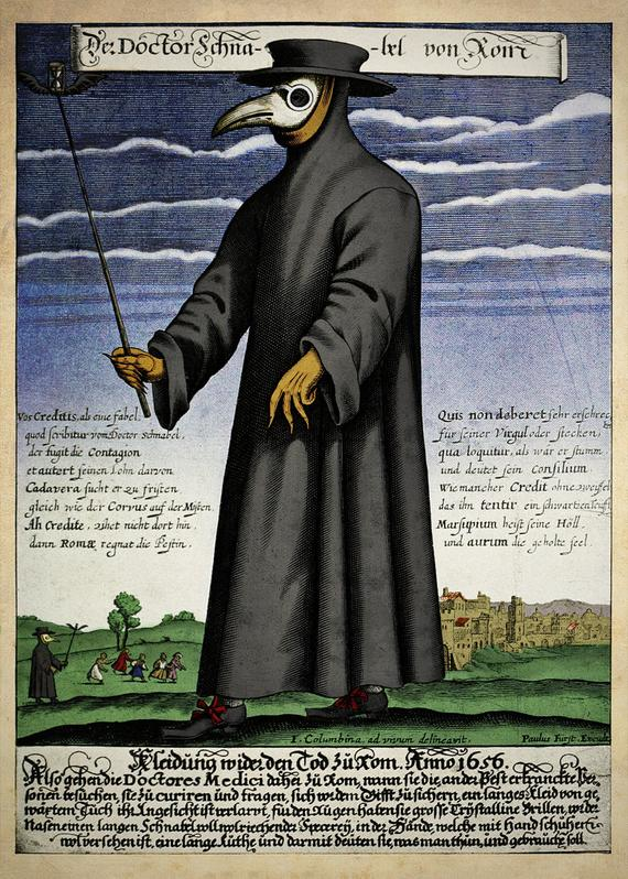 The Strange Costumes of the Plague Doctors Who Treated 17th Century