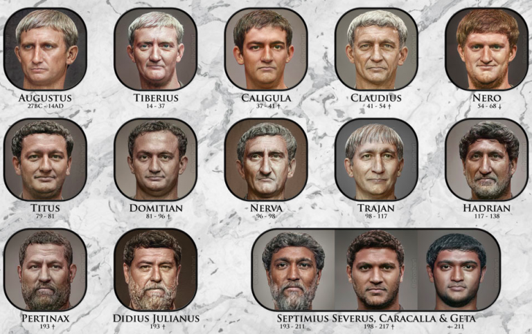 What Did The Roman Emperors Look Like See Photorealistic Portraits   OC Roman Emperors 2 768x483 