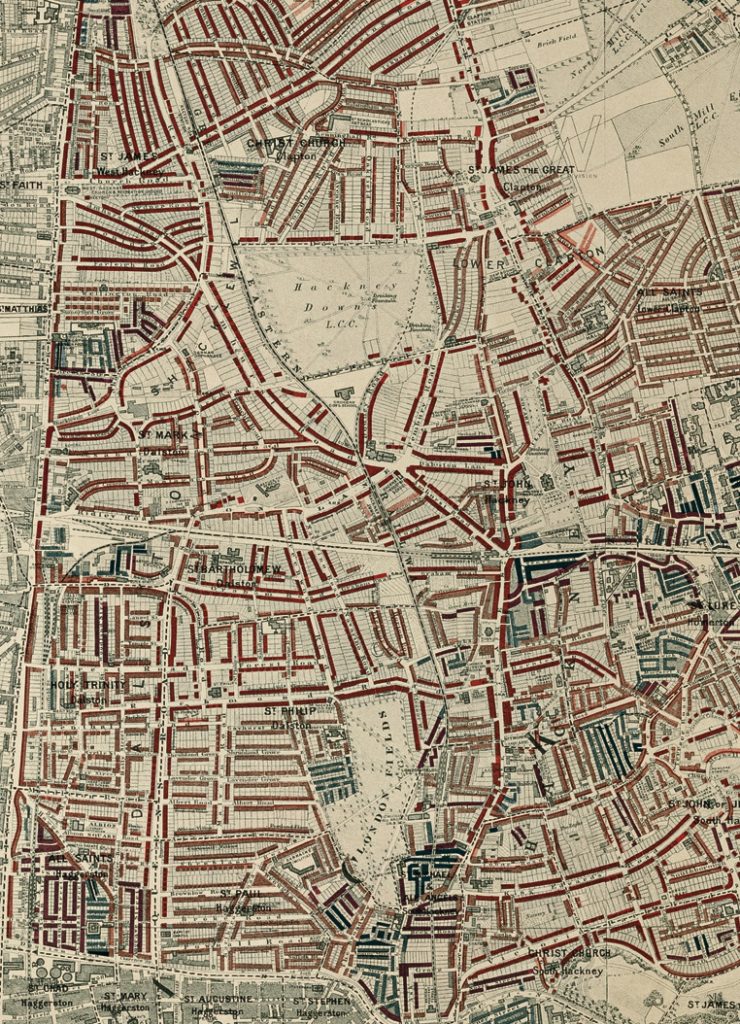 Hand-Colored Maps of Wealth & Poverty in Victorian London: Explore a ...