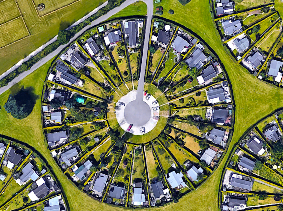 Denmark's Utopian Garden City Entirely in Circles: See Astounding Aerial Views of Brøndby Haveby | Open Culture
