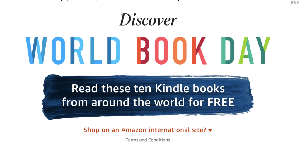 Amazon Is Giving Away 10 Free Kindle eBooks for World Book Day (Until