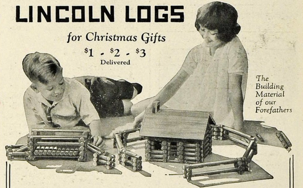 How Frank Lloyd Wright's Son Invented Lincoln Logs, "America's National