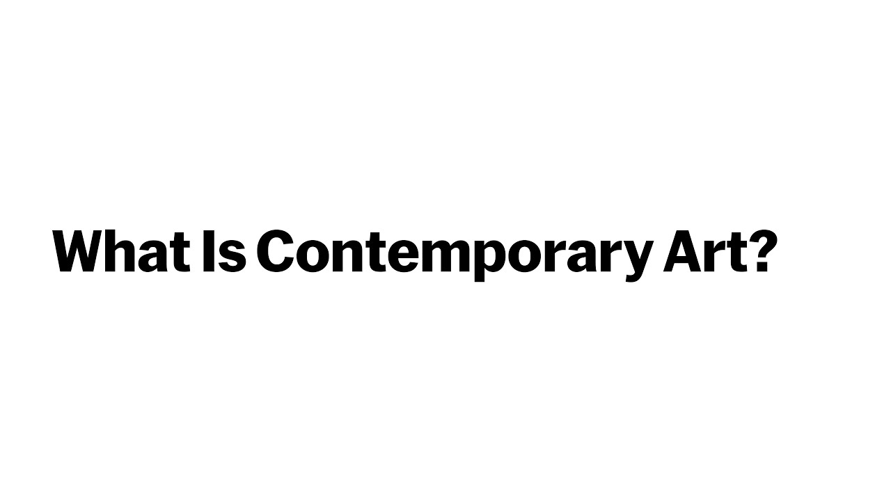 What Is Contemporary Art?: An Online Course from The Museum of Modern ...