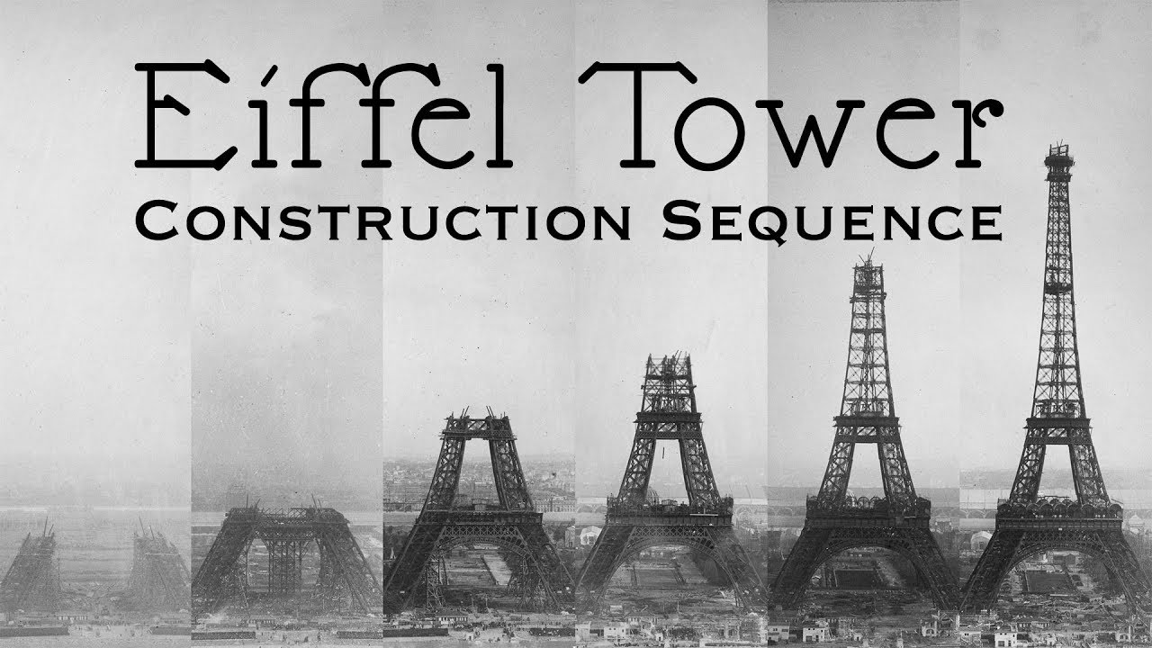 Watch the Building of the Eiffel Tower in Timelapse Animation | Open