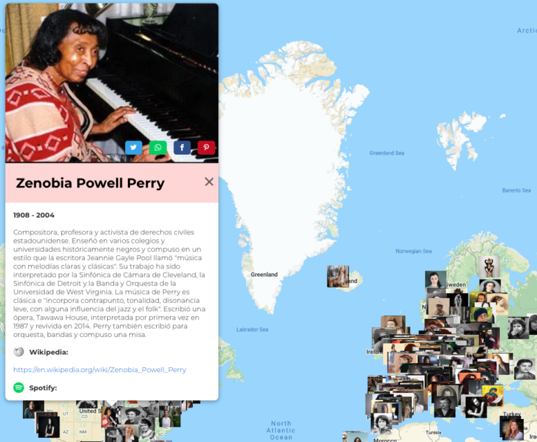An Interactive Map of 530 Female Composers from Across the Globe Free