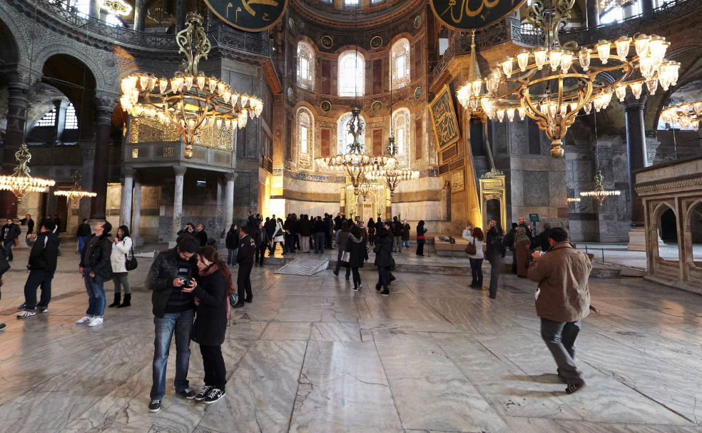 360 Degree Virtual Tours Of The Hagia Sophia Open Culture