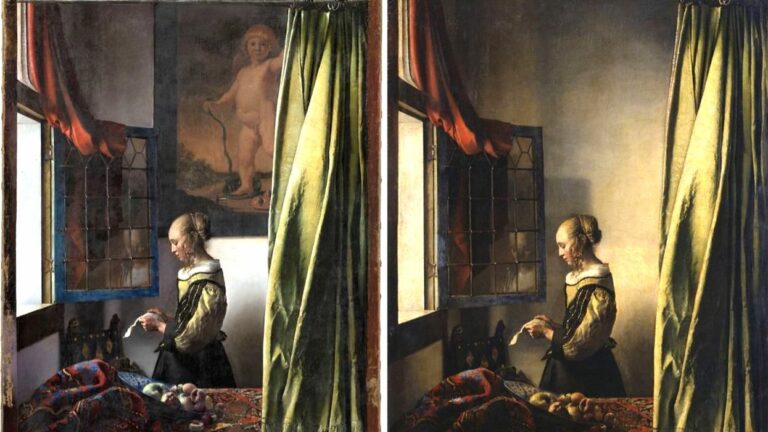 A Restored Vermeer Painting Reveals a Portrait of a Cupid Hidden for
