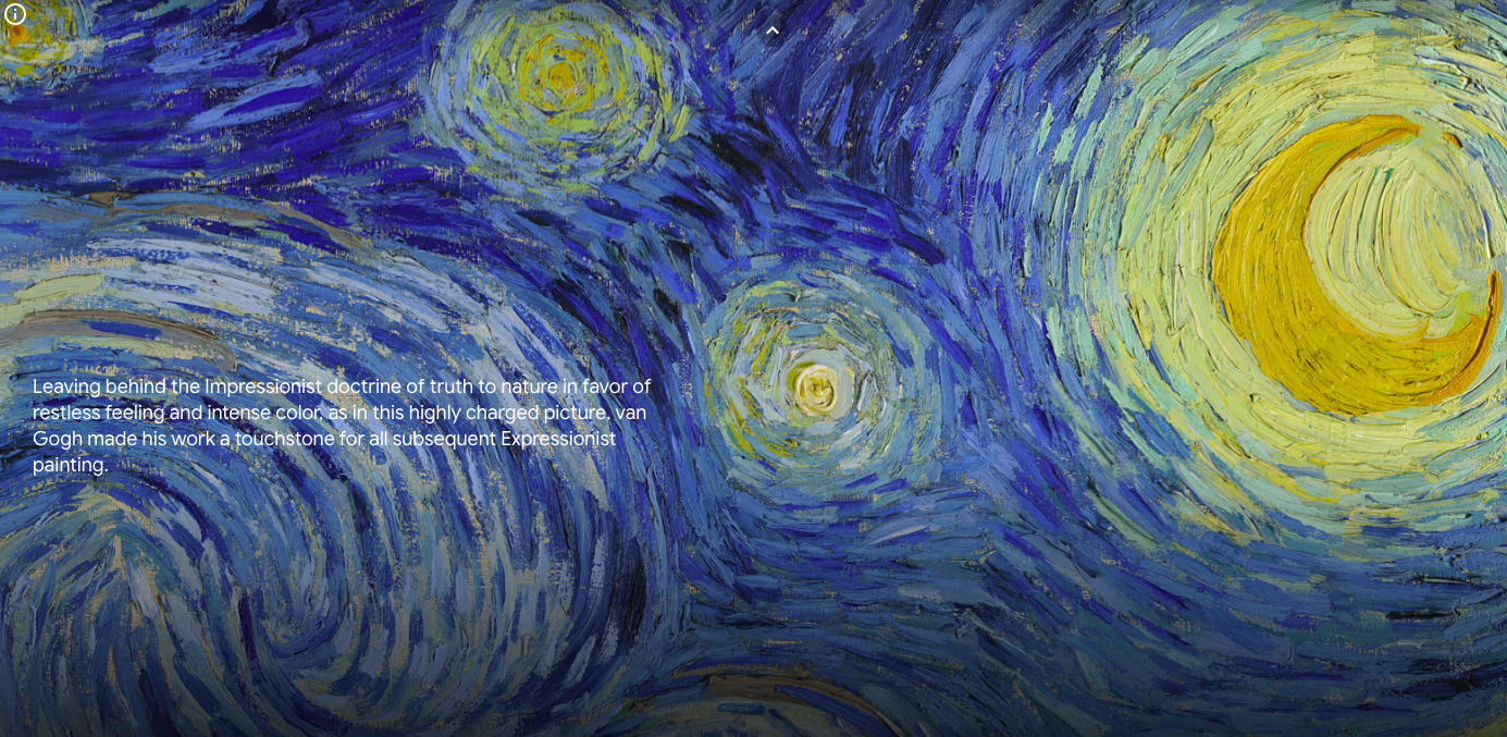 Zoom Into a Super High Resolution Photo of Van Gogh's The Starry Night