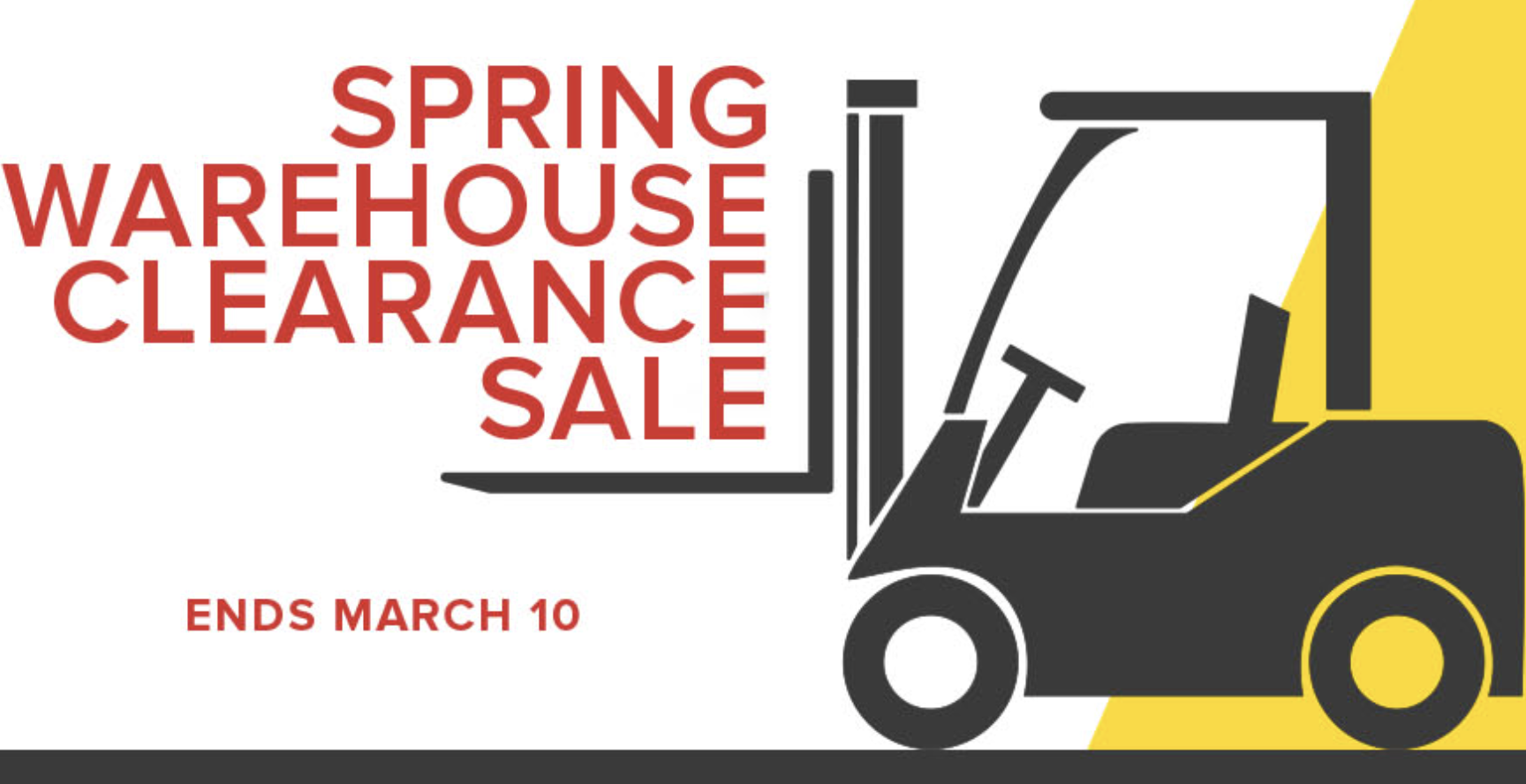 Warehouse Clearance Sale