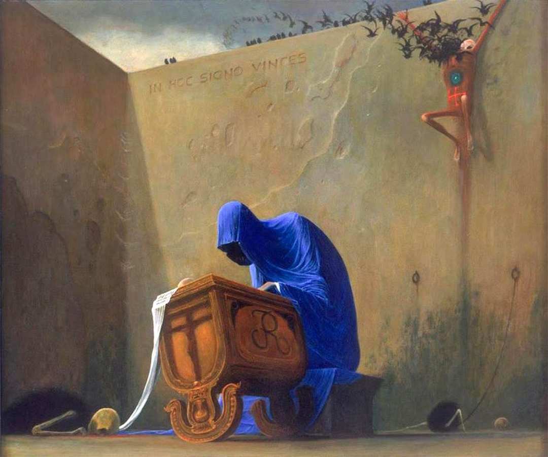 Discover the Dystopian Surrealist Art of Polish Painter & Photographer  Zdzisław Beksiński | Open Culture