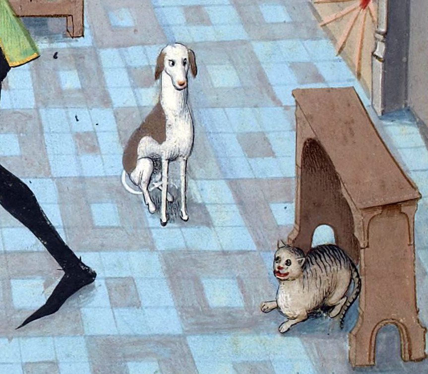 Cats In Medieval Manuscripts & Paintings | Open Culture