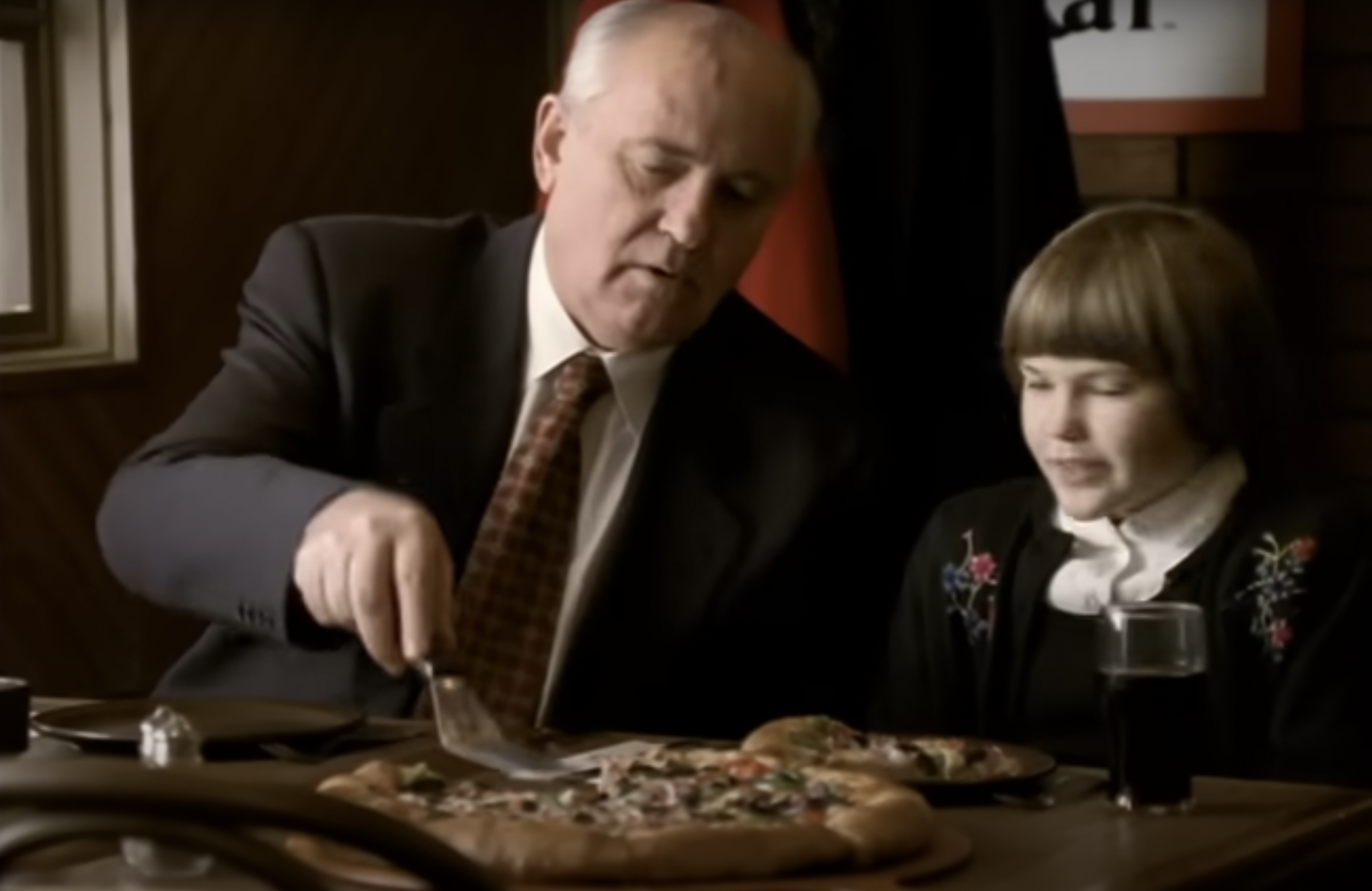 Remembering Gorbachev's iconic Pizza Hut commercial