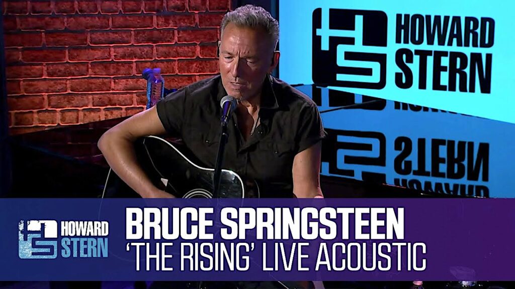 Bruce Springsteen Performs Moving Acoustic Versions of “Thunder Road,” “The Rising” & “Land of Hope & Dreams” on the Howard Stern Show