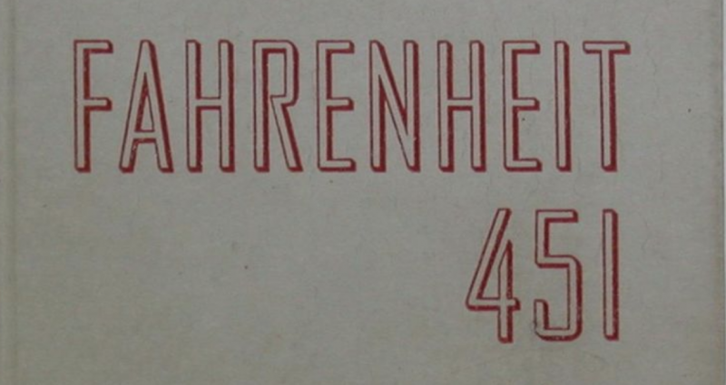 Asbestos-bound, Fireproof Edition of Ray Bradbury’s Fahrenheit 451 (1953)