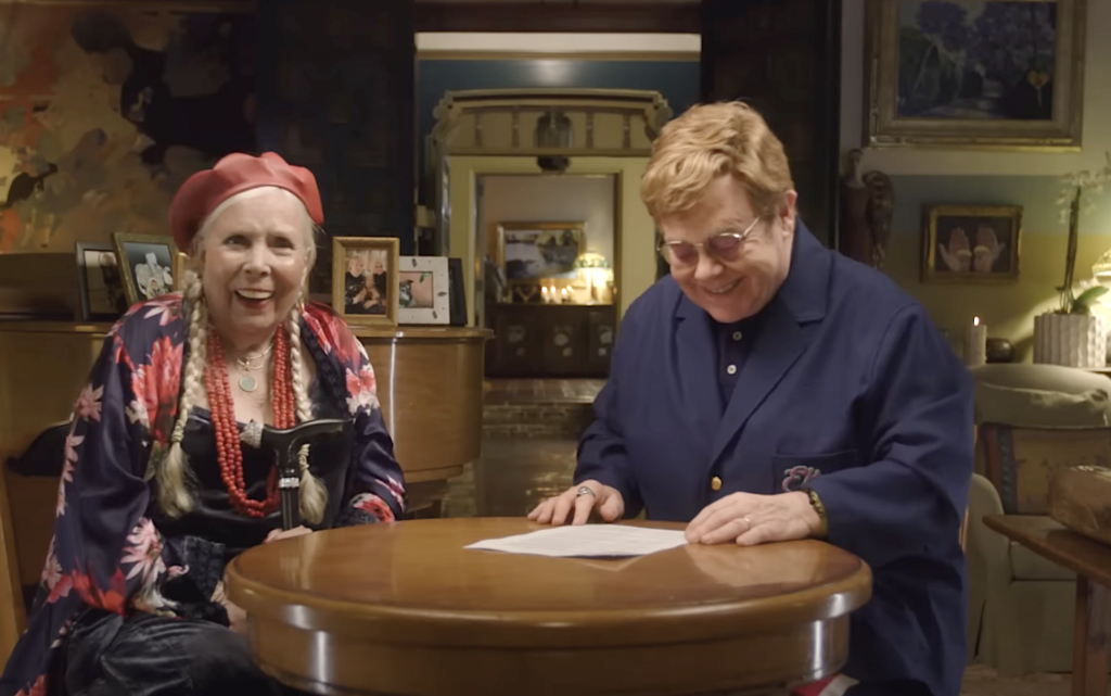 Joni Mitchell Tells Elton John The Story Behind His Iconic Song: “Both Sides Now”, “Carey” & More
