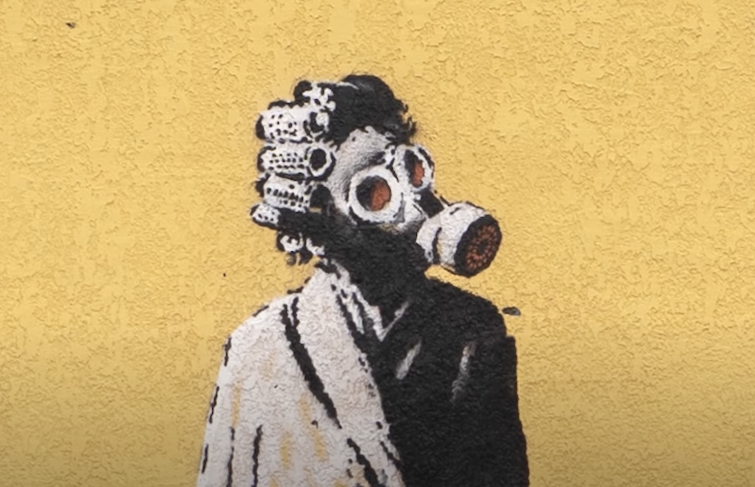 Banksy Spray Paints Murals in War-Torn Ukraine | Open Culture