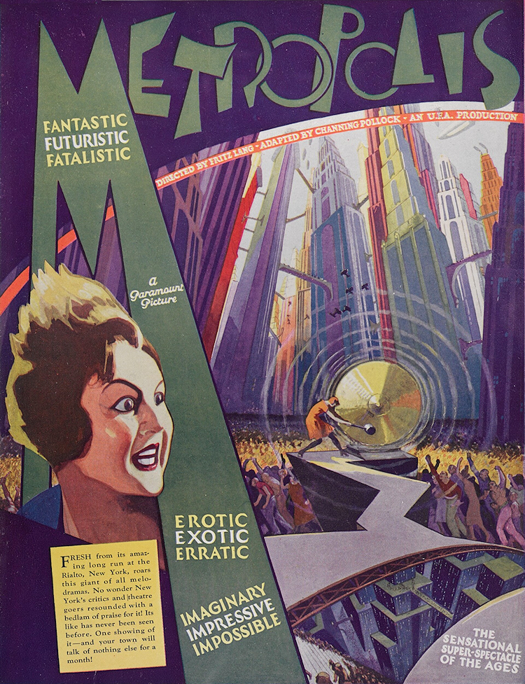 Metropolis' Retro Movie Poster
