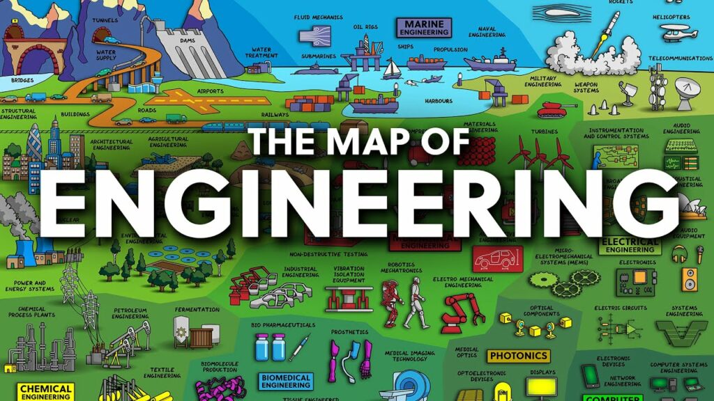 The Map of Engineering A New Animation Shows How All of the Different