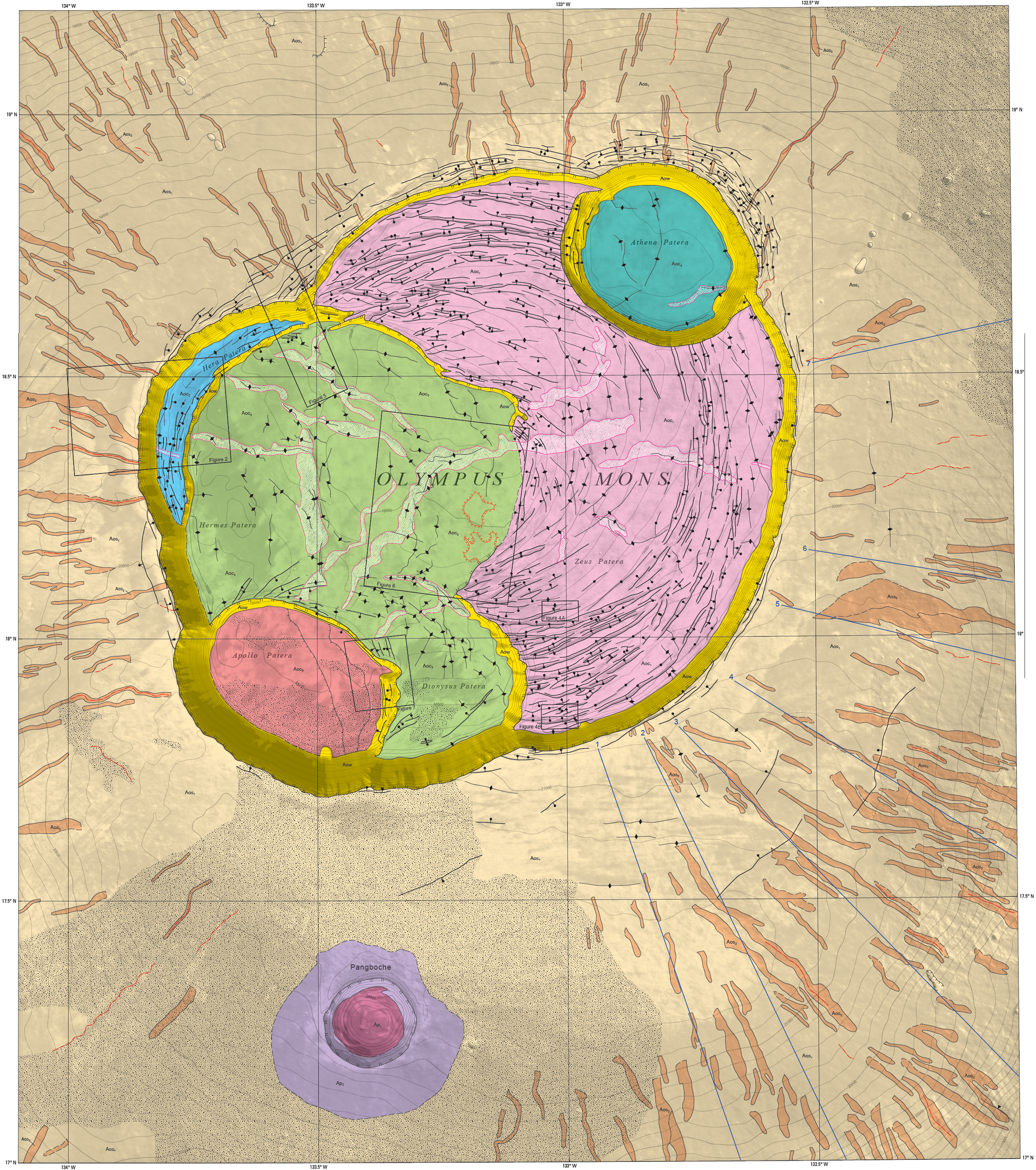 Behold Colorful Geologic Maps of Mars Released by The United States Geological Survey