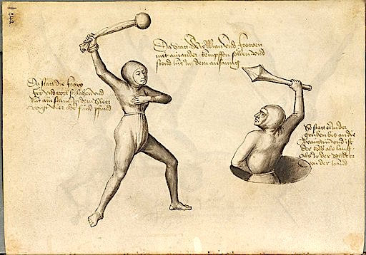 Medieval Mixed-Gender Fight Club: Behold Images from a 15th-Century Fighting Manual