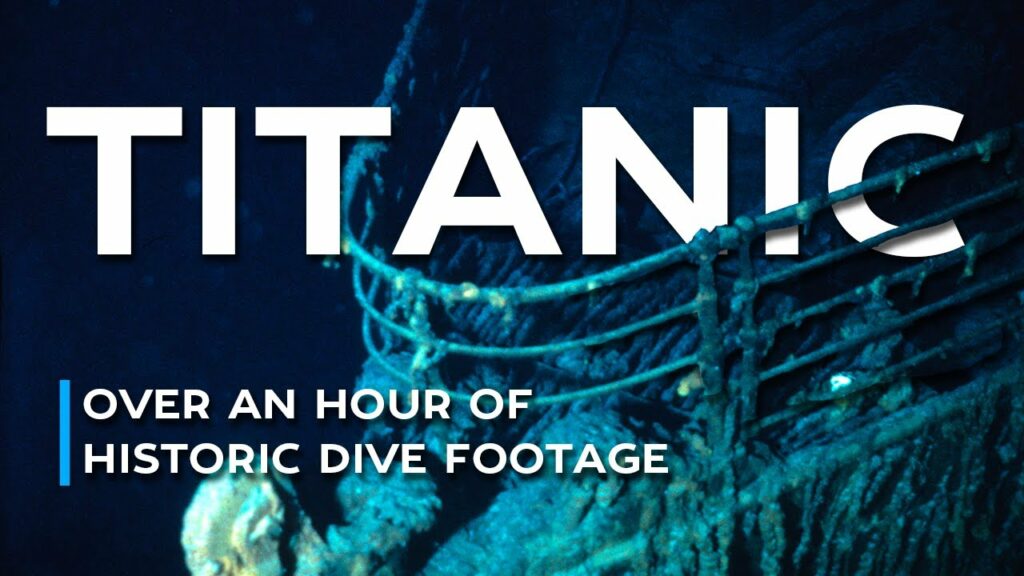 Video: Titanic wreck site location tour from 1986