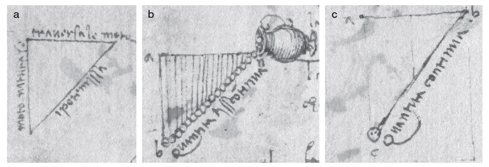 Los bocetos perdidos de Leonardo sugieren que teorizó sobre la gravedad antes que Galileo y Newton