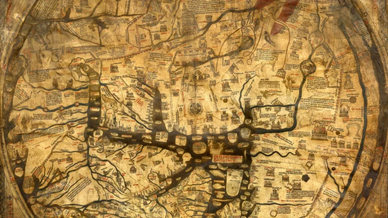 Explore the Hereford Mappa Mundi, the Largest Medieval Map Still in Existence (Circa 1300)