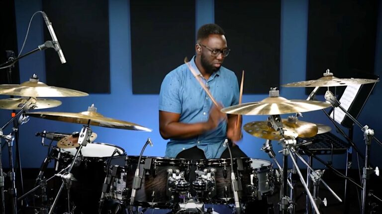 Jazz Drummer Larnell Lewis Hears Metallica’s “Enter Sandman” for the Very First Time, Then Plays It Near-Perfectly