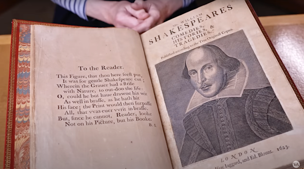 Behold Shakespeare's First Folio, The First Published Collection Of ...