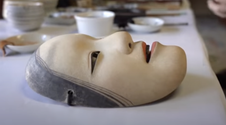 Watch a Japanese Artisan Make a Noh Mask, Creating an Astonishing Character From a Single Block of Wood