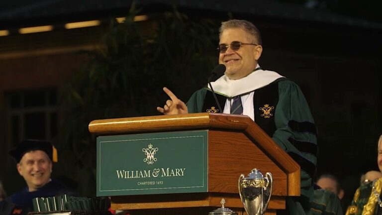 Patton Oswalt to William & Mary’s Graduating Class: “You Poor Bastards,” “You Do Not Have a Choice But to Be Anything But Extraordinary”