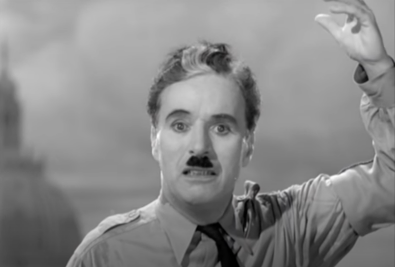 Charlie Chaplin’s Final Speech in The Great Dictator: A Statement Against Greed, Hate, Intolerance & Fascism (1940)