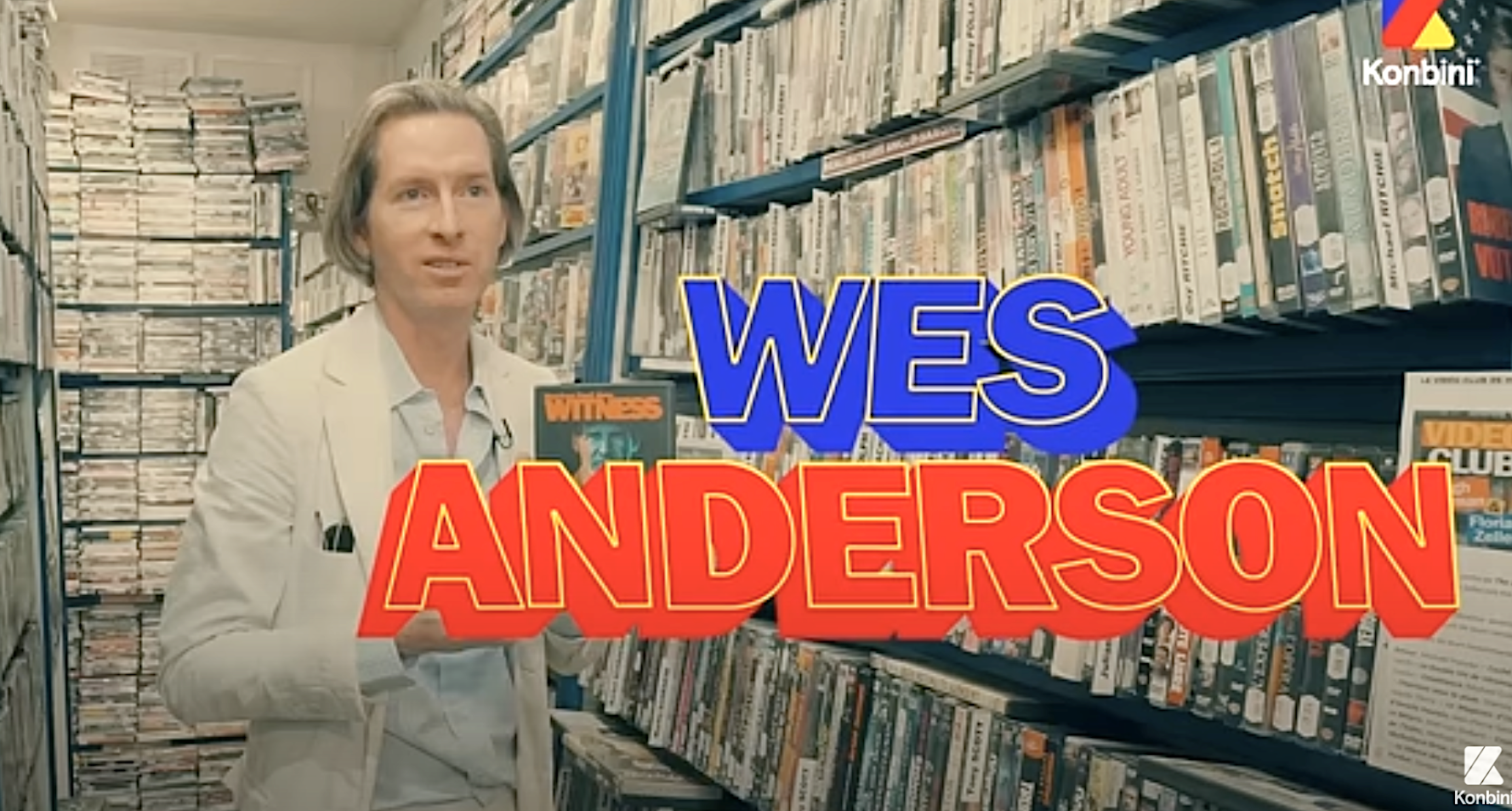 Accompany Wes Anderson on a stroll through a video store in Paris
