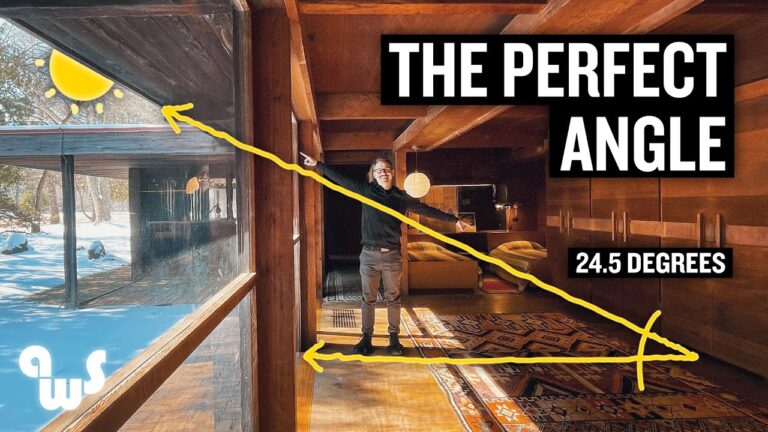 How a 1930s Architectural Masterpiece Harnesses the Sun to Keep Warm in the Winter & Cool in the Summer