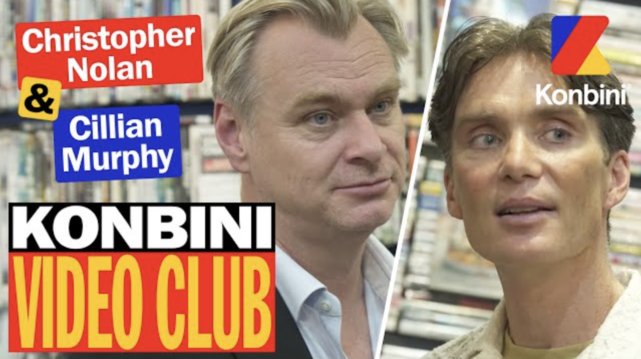 Christopher Nolan Visits a Paris Video Store & Talks with Cillian Murphy  About the Films That Influenced Him | Open Culture