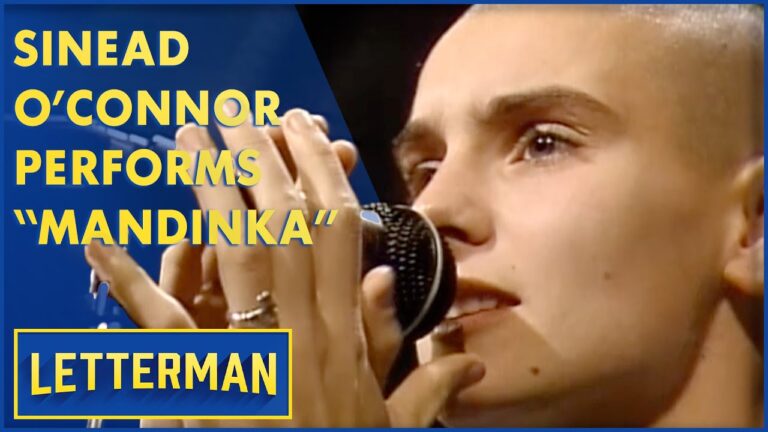 Sinéad O’Connor Makes Her First US Television Appearance: Watch Her Sing “Mandinka” on Late Night with David Letterman (1988)