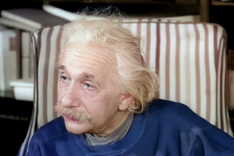 Albert Einstein Appears in Remarkably Colorized Video & Contemplates the Fate of Humanity After the Atomic Bomb (1946)