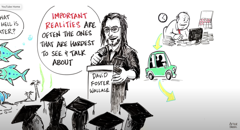 David Foster Wallace’s Famous Commencement Speech, “This is Water,” Gets Animated on a Whiteboard