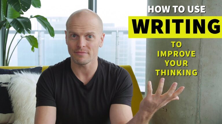 How to Use Writing to Sharpen Your Thinking: Advice from Tim Ferriss