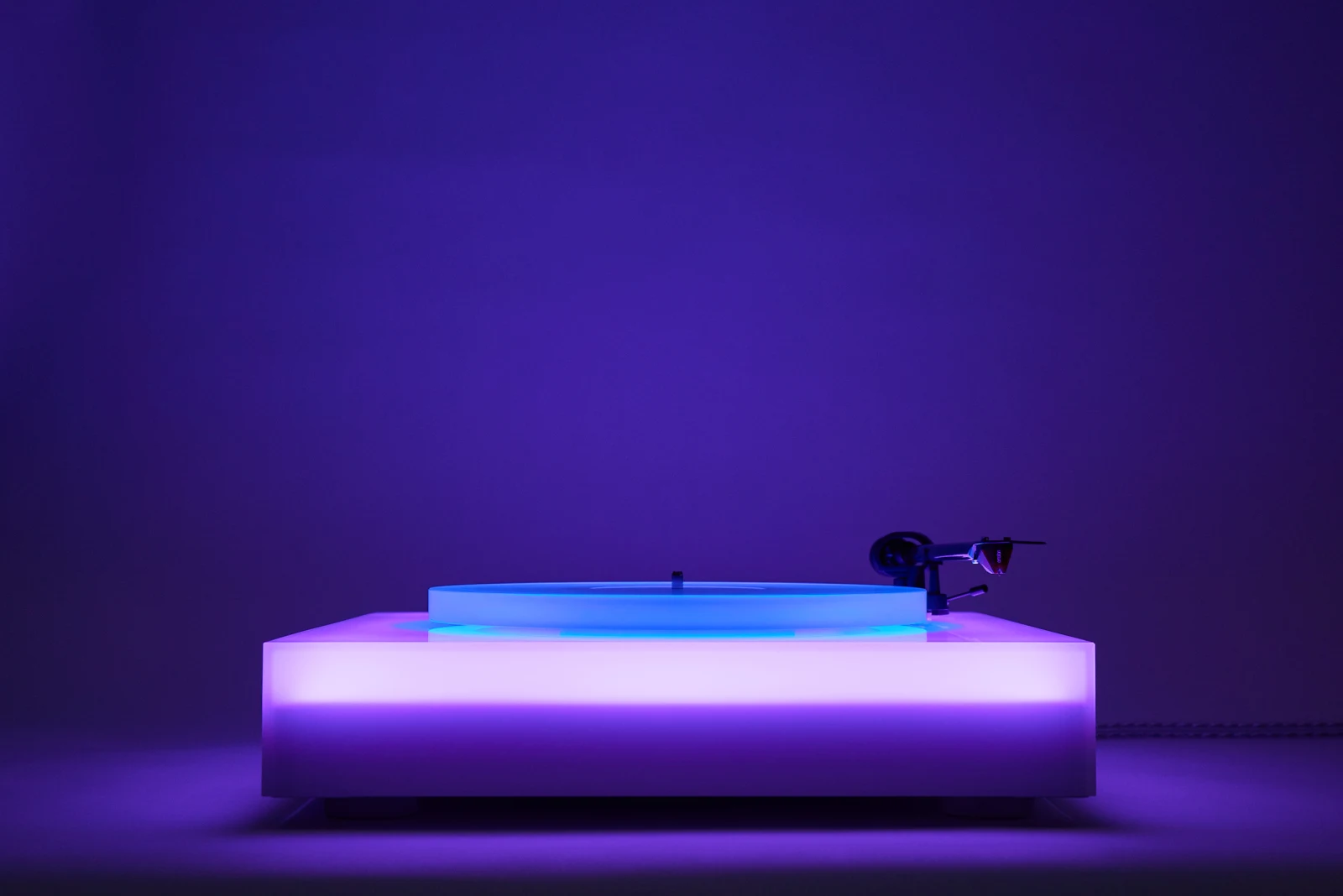The $25,000 Turntable Designed by Brian Eno That Glows in Different Colors  as It Plays