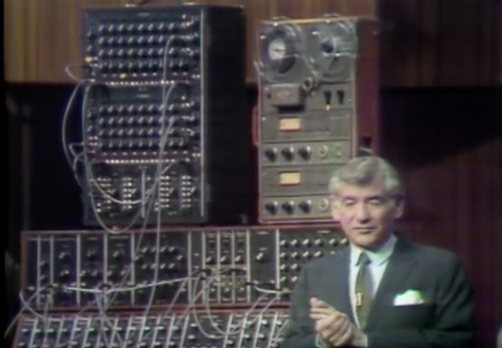Leonard Bernstein Introduces the Moog Synthesizer to the World in 1969, Playing an Electrified Version of Bach’s “Little Fugue in G”