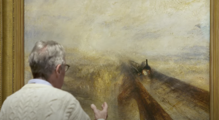 Monty Python’s Michael Palin Presents His Favorite Painting, J. M. W. Turner’s Rain, Steam and Speed