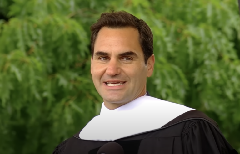 Roger Federer’s Dartmouth Commencement Address: “Effortless Is a Myth” & Other Life Lessons from Tennis
